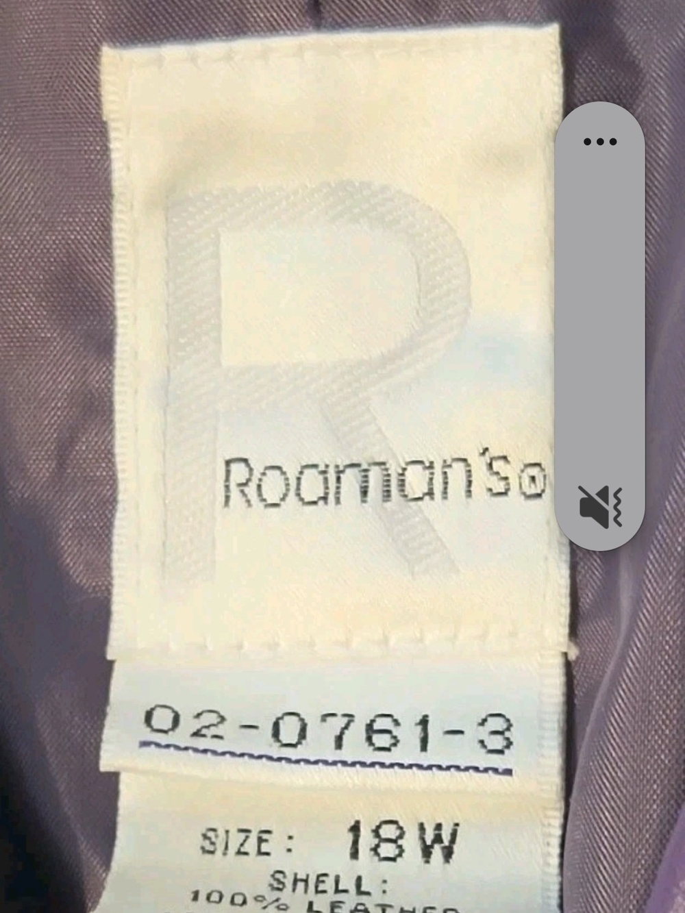 Roaman's Purple Leather Button-Front Jacket - Picture 2 of 13